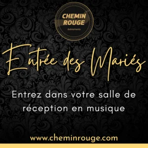 Pochette Chemin Rouge — Entrée des mariés